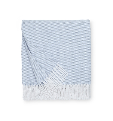 Ciao Bella Sferra Terzo Cotton Throw Ocean Blue