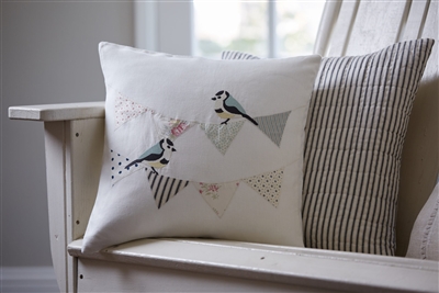 Ciao Bella Taylor Linens Bird Bunting Pillow