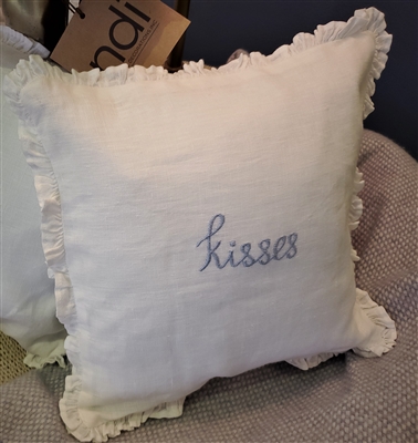 Ciao Bella Taylor Linens Kisses Pillow