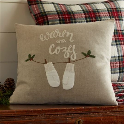 Warm & Cozy Linen Pillow Ciao Bella Petoskey