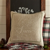 Merry Christmas Linen Pillow Ciao Bella Petoskey