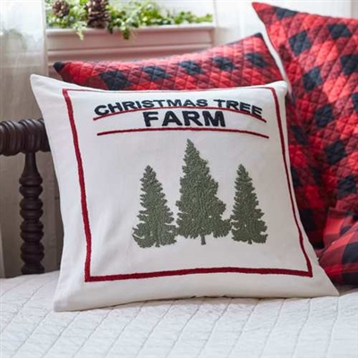 Christmas Tree Farm Pillow Ciao Bella Petoskey Mi