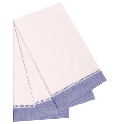 Ciao Bella Carlstitch Guest Napkins, Royal Blue