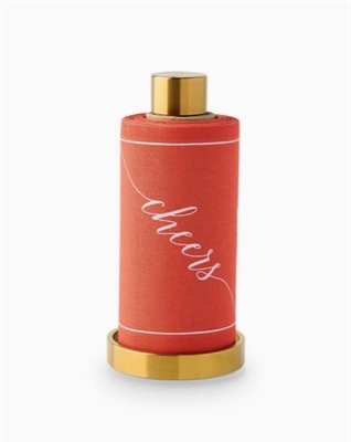 Ciao Bella TWT Coral Cocktail Napkin Roll