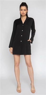 CB Wrap Up Noir Boyfriend Sleepshirt