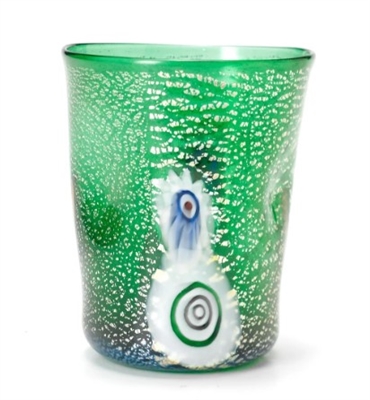 Ciao Bella Green Murano Tumbler - Set of 2