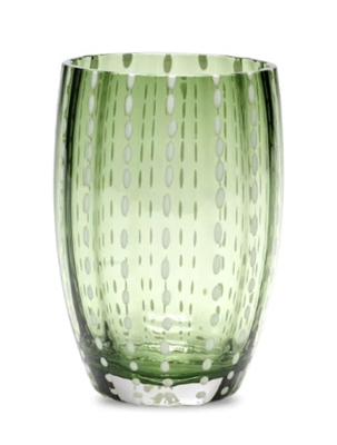 CB British Green Perle Tumbler Short (Set of 2)