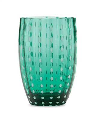 Ciao Bella Green Perle Tumbler Short (Set of 2)