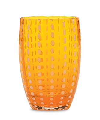 Ciao Bella Orange Perle Tumbler Short (Set of 2)