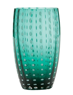 Ciao Bella Green Perle Tumbler Tall (Set of 2)