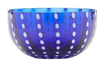 Ciao Bella Perle Cobalt Small Glass Bowl Set